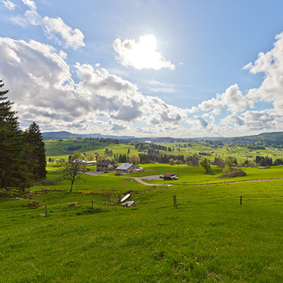 Paysage autour des Rousses